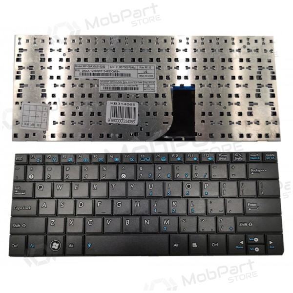 ASUS: EEE PC 1001, 1001PXD, 1005, 1005HA tastatur
