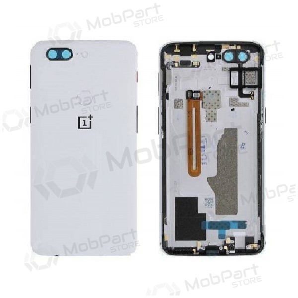 OnePlus 5T bakside (hvit) (brukt grade B, original)