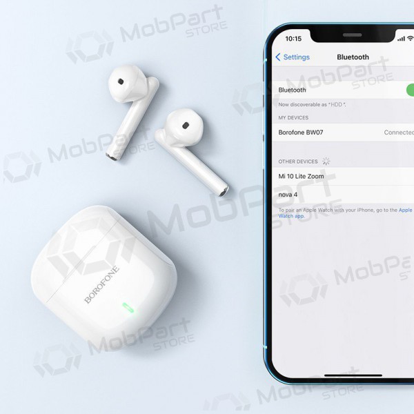 Trådløs hodetelefoner / headset Borofone BW07 Wide TWS (hvitt)