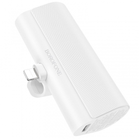 Powerbank Power Bank Borofone BJ35 Lightning 5000mAh hvitt