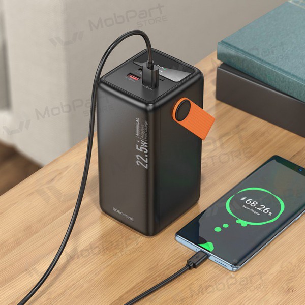 Powerbank Power Bank Borofone BJ66B 22.5W+PD20W 60000mAh svart