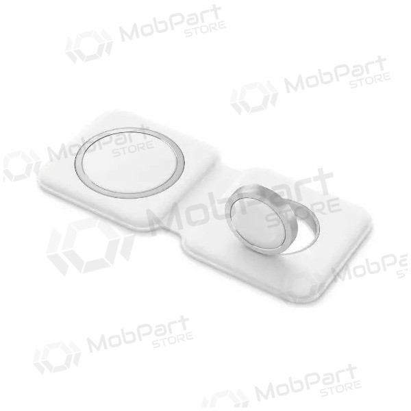 Lader trådløs 2in1 Smart Phone, Watch MagSafe 10W (hvit)
