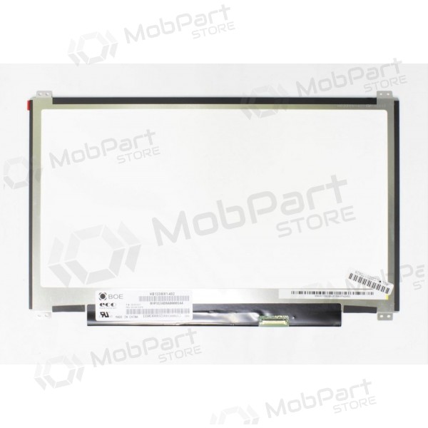 Matrica 13.3" 1366x768 HD, LED, SLIM, matinė, 30pin (dešinėje) EDP ,  A+