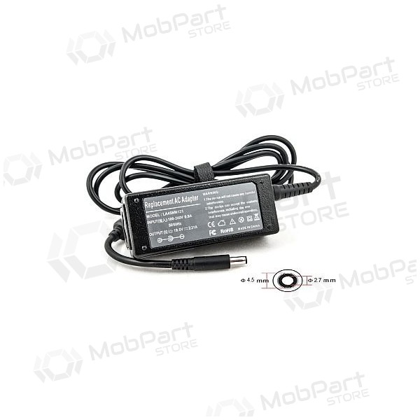 DELL 45W:19.5V,2.31A bærbar lader DELL 45W:19.5V,2.31A bærbar lader