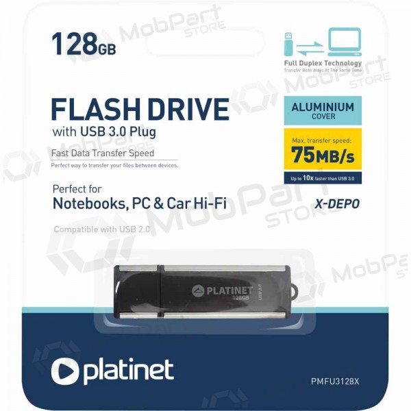 Minnepinne Platinet 128GB USB 3.0
