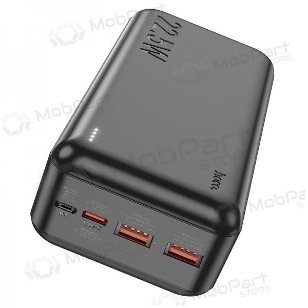 Powerbank Power Bank Hoco J101B PD 20W+Quick Charge 3.0 22.5W 30000mAh svart