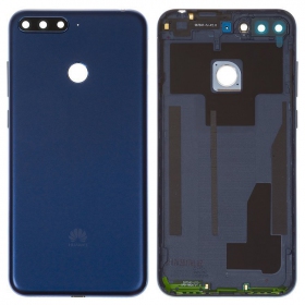 Huawei Y6 Prime 2018 bakside (blå) (brukt grade C, original)