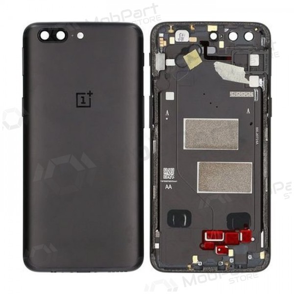 OnePlus 5 bakside svart (Midnight Black) (brukt grade B, original)