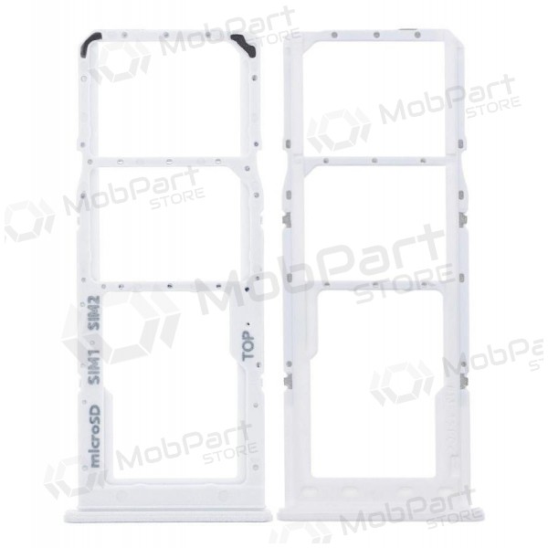 Samsung Galaxy A125 A12 / A127 A12S SIM kortholder (hvit) (service pack) (original)