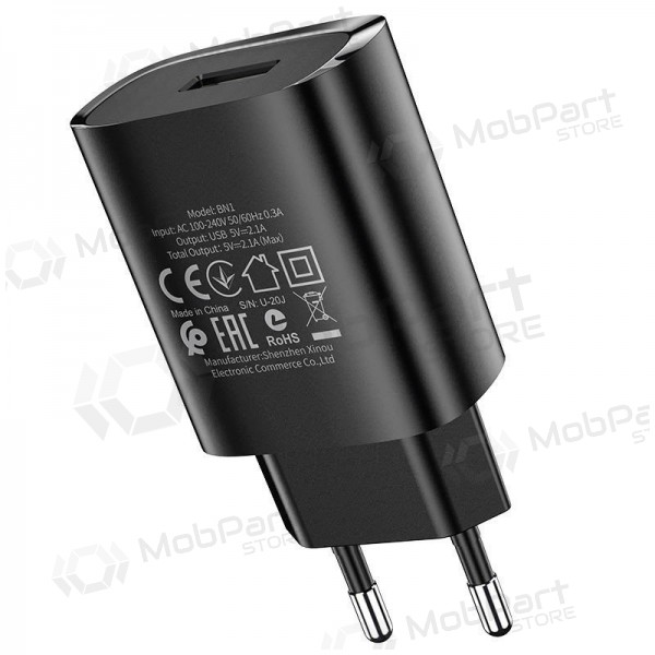 Lader Borofone BN1 2.1A (svart)