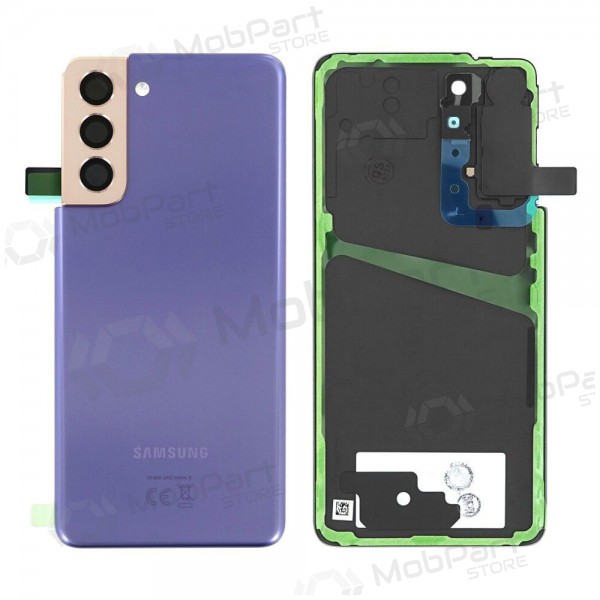 Samsung G991 Galaxy S21 5G bakside (Phantom Violet) (brukt grade A, original) Samsung G991 Galaxy S21 5G bakside (Phantom Violet) (brukt grade A, original)
