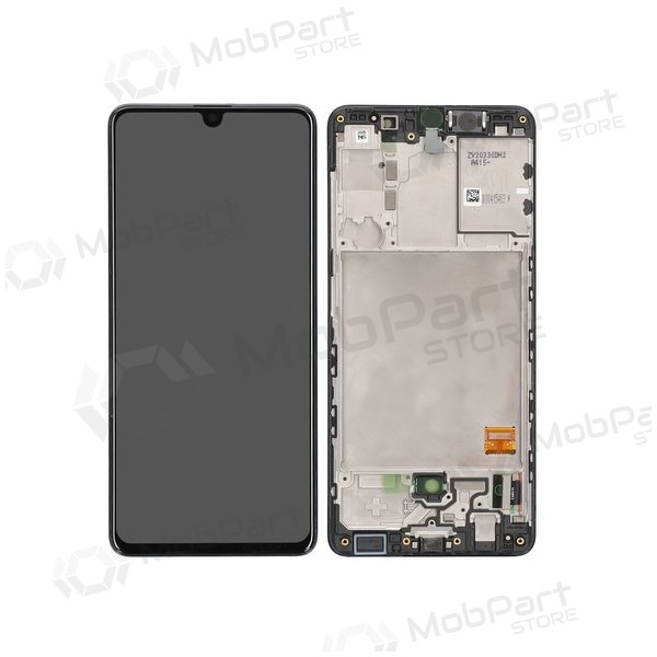 Samsung A415 Galaxy A41 2020 skjerm (svart) (med ramme) (service pack) (original)