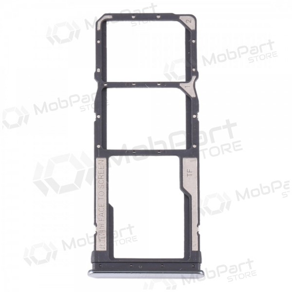 Xiaomi Redmi Note 8 / Redmi Note 8 2021 SIM kortholder hvit (Moonlight White) Xiaomi Redmi Note 8 / Redmi Note 8 2021 SIM kortholder hvit (Moonlight White)