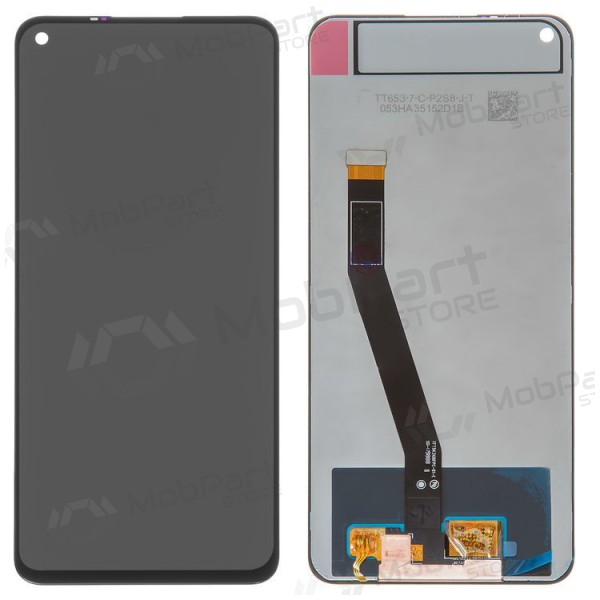 Xiaomi Redmi Note 9 skjerm (svart) - Premium