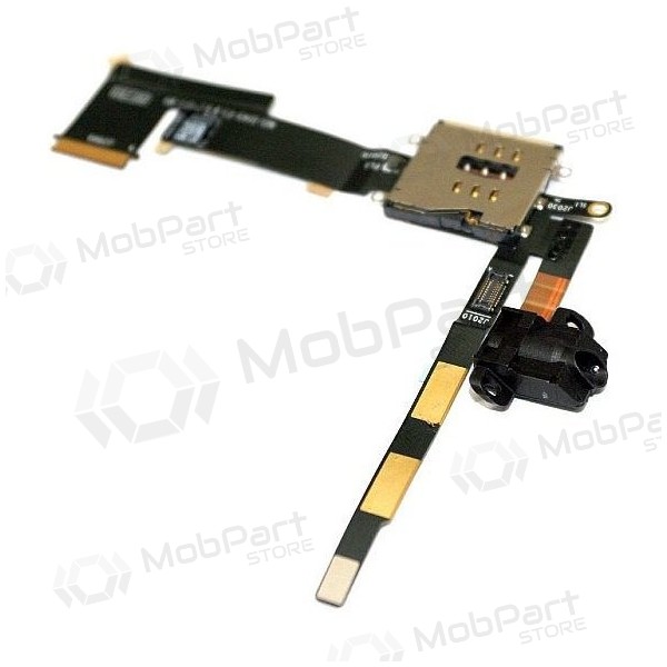 Apple iPad 2 audio og SIM korts lizdo flex kabel-kontakt (WiFi + 3G)