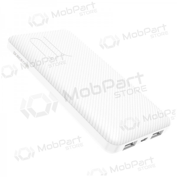 Powerbank Power Bank Borofone BT28 Ultra Slim 10000mAh hvitt Powerbank Power Bank Borofone BT28 Ultra Slim 10000mAh hvitt