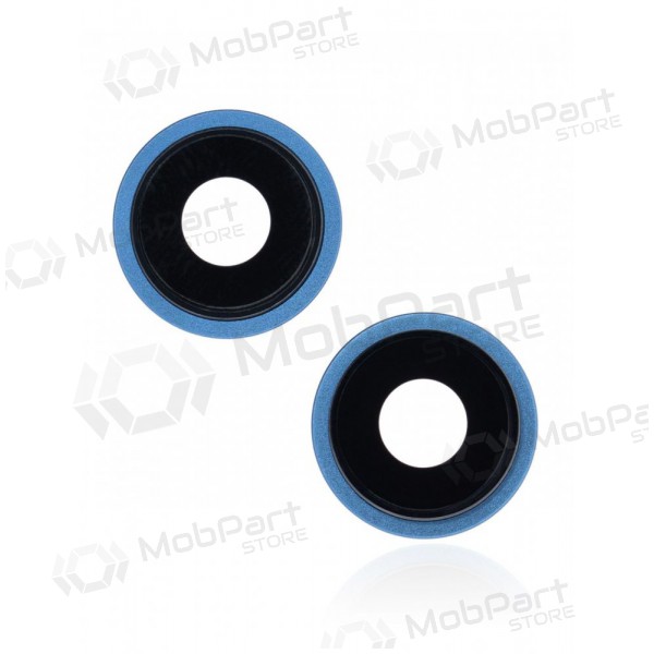 Apple iPhone 13 mini kameraglass (2stk) (blå) (med ramme)