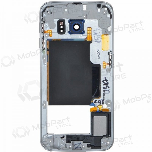 Samsung G925F Galaxy S6 Edge indre korpus (grå / blå) (brukt grade B, original)