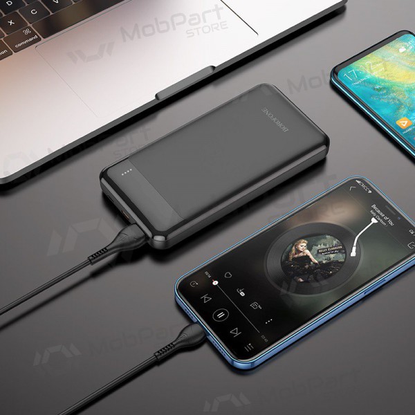 Powerbank Power Bank Borofone BJ19 Type-C PD 20W+Quick Charge 3.0 10000mAh svart