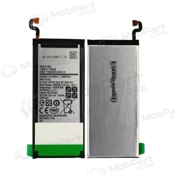 Samsung G935F Galaxy S7 Edge (EB-BG935ABE) batteri / akkumulator (3600mAh)