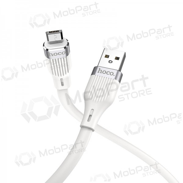 USB kabel HOCO U72 lightning 1.2m silicone hvit