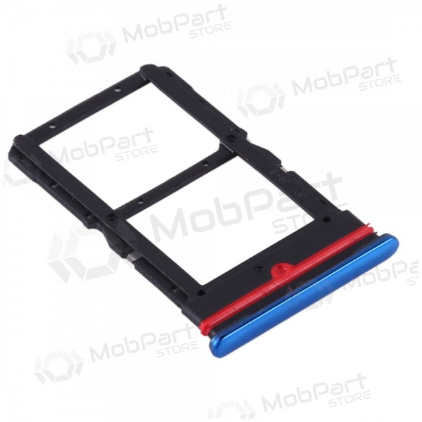 Xiaomi Mi 10 Lite SIM kortholder blå (Aurora Blue)