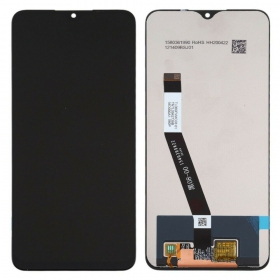 Xiaomi Redmi 9 skjerm (svart) - Premium