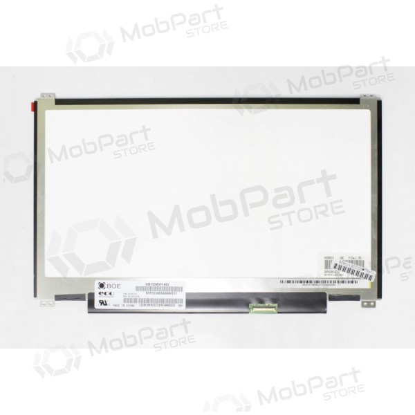 Matrica 13.3" 1366x768 HD, LED, SLIM, blizgus, 30pin (dešinėje) EDP, A+