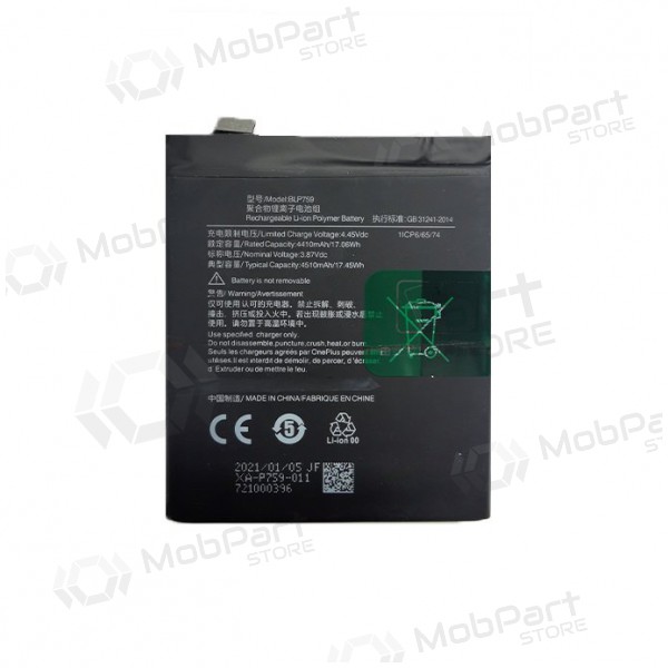 ONEPLUS 8 Pro batteri / akkumulator (4510mAh)
