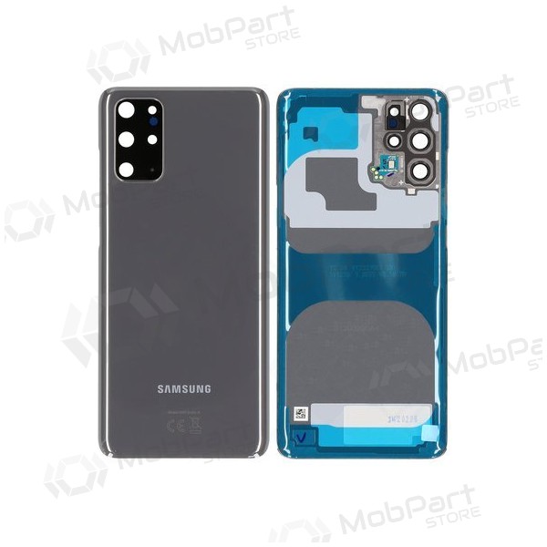 Samsung G985 / G986 Galaxy S20 Plus bakside grå (Cosmic Grey) (brukt grade A, original)