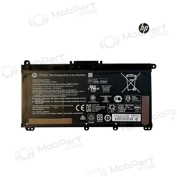 HP TF03XL, 3470mAh bærbar batteri - PREMIUM