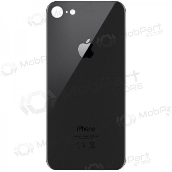 Apple iPhone 8 bakside grå (space grey) (bigger hole for camera)