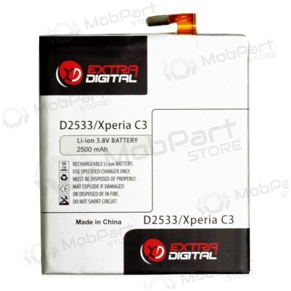 Sony Xperia C3 (D2533, LIS1546ERPC) batteri / akkumulator (2500mAh)