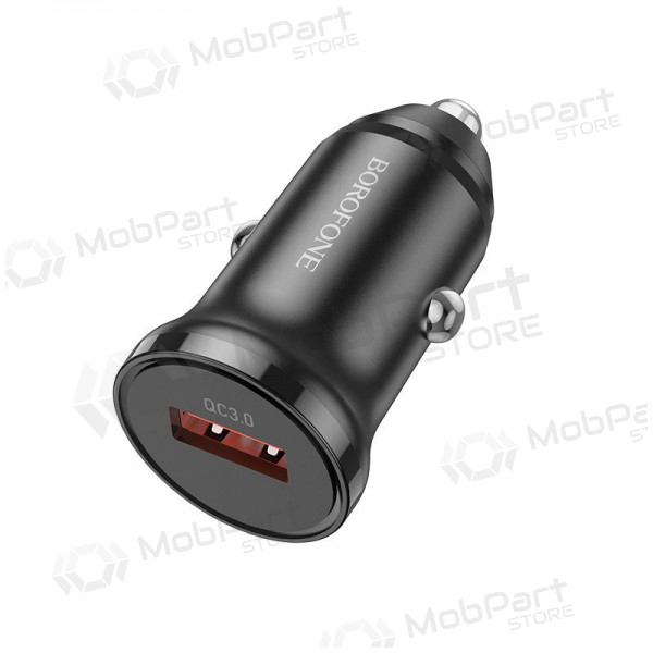 Lader automobilinis Borofone BZ18 Quick Charge 3.0 18W (svart)