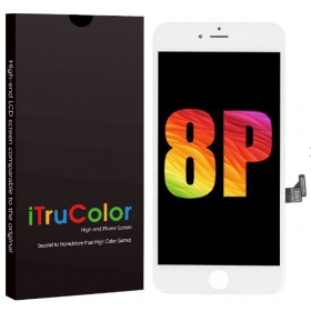 Apple iPhone 8 Plus skjerm (hvit) (Premium)