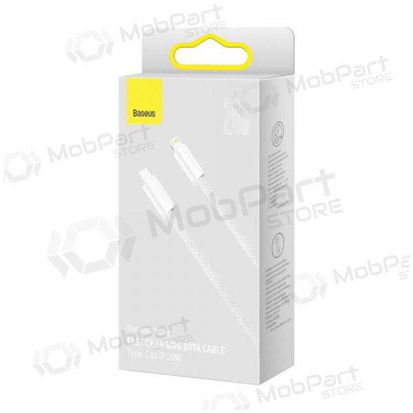 USB kabel Baseus Dynamic Type-C - Lightning 20W 2.0m (hvit) CALD000102