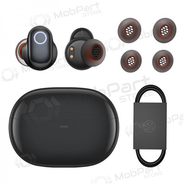 Trådløs hodetelefoner / headset Baseus Bowie WM05 NGTW200001 (svart) Trådløs hodetelefoner / headset Baseus Bowie WM05 NGTW200001 (svart)