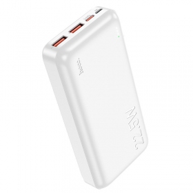 Powerbank Power Bank Hoco J101A PD 20W+Quick Charge 3.0 22.5W 20000mAh hvitt