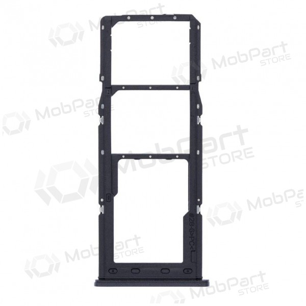 Samsung Galaxy A125 A12 / A127 A12S SIM kortholder (svart) (service pack) (original) Samsung Galaxy A125 A12 / A127 A12S SIM kortholder (svart) (service pack) (original)