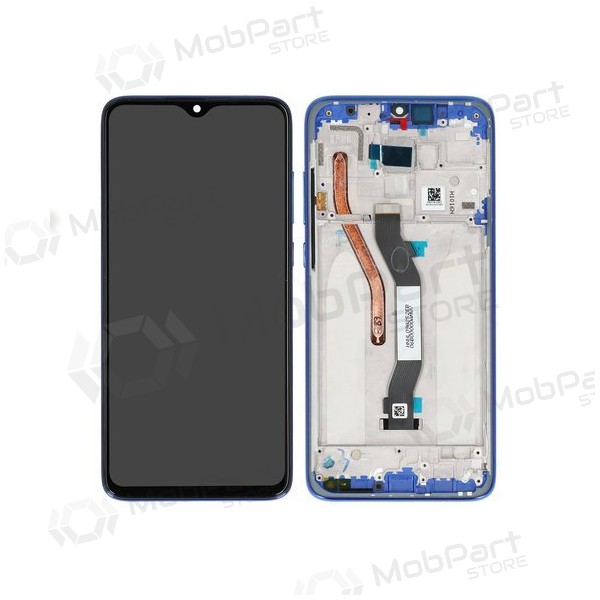 Xiaomi Redmi Note 8 Pro skjerm (blå) (med ramme) (service pack) (original) Xiaomi Redmi Note 8 Pro skjerm (blå) (med ramme) (service pack) (original)