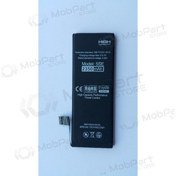 Apple iPhone SE batteri / akkumulator (forstørret kapasitet) (1950mAh) Apple iPhone SE batteri / akkumulator (forstørret kapasitet) (1950mAh)