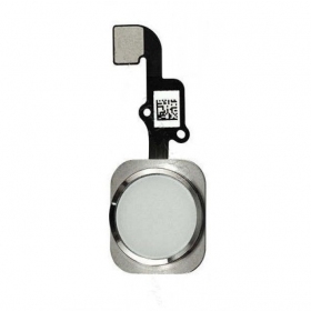 Apple iPhone 6 / iPhone 6 Plus HOME knapp flex kabel-kontakt (sølvgrått)