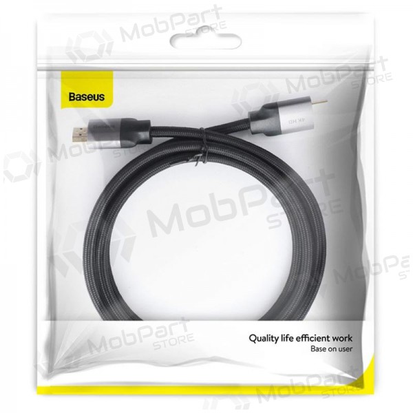 Kabel Baseus Enjoyment 4K HDMI 2m (grå-svart) CAKSX-C0G