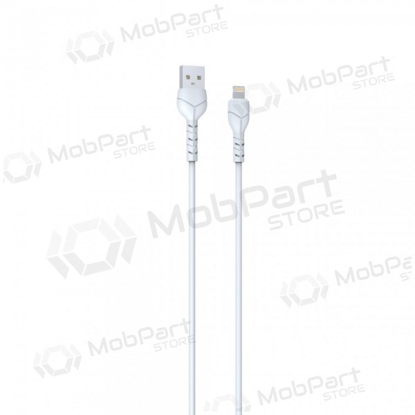 USB kabel Devia Kintone Lightning 1.0m (hvit) 5V 2.1A