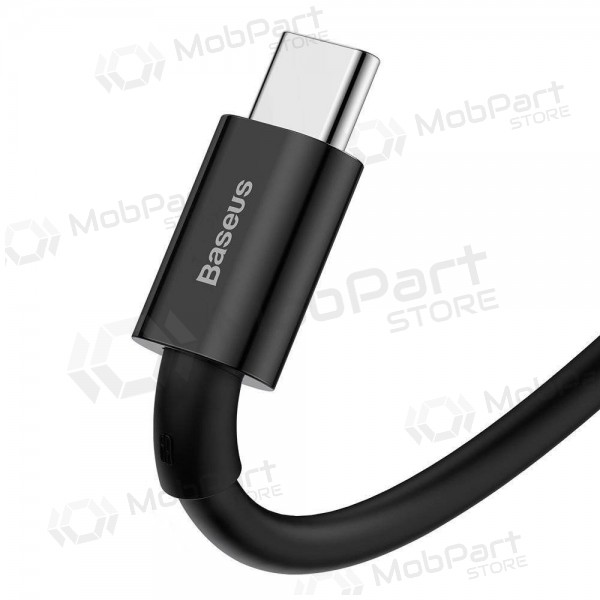USB kabel Baseus Superior Type-C 66W 1.0m (svart) CATYS-01