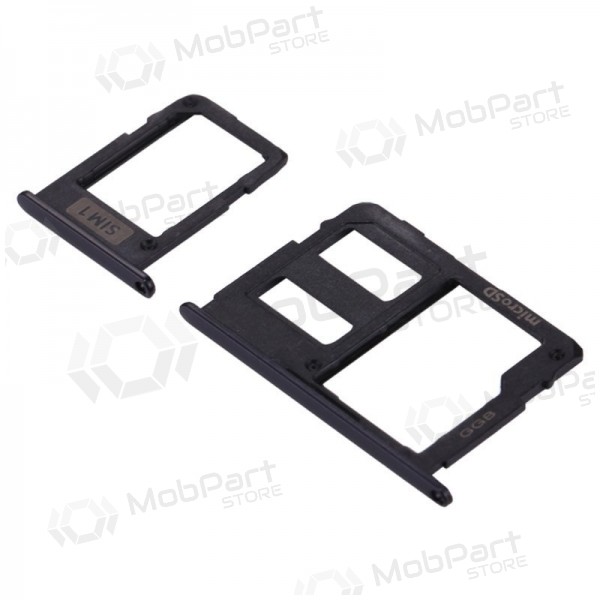 Samsung J330 Galaxy J3 2017 / J530 Galaxy J5 2017 / J730 Galaxy J7 2017 (2stk) SIM kortholder (svart) (original) Samsung J330 Galaxy J3 2017 / J530 Galaxy J5 2017 / J730 Galaxy J7 2017 (2stk) SIM kortholder (svart) (original)