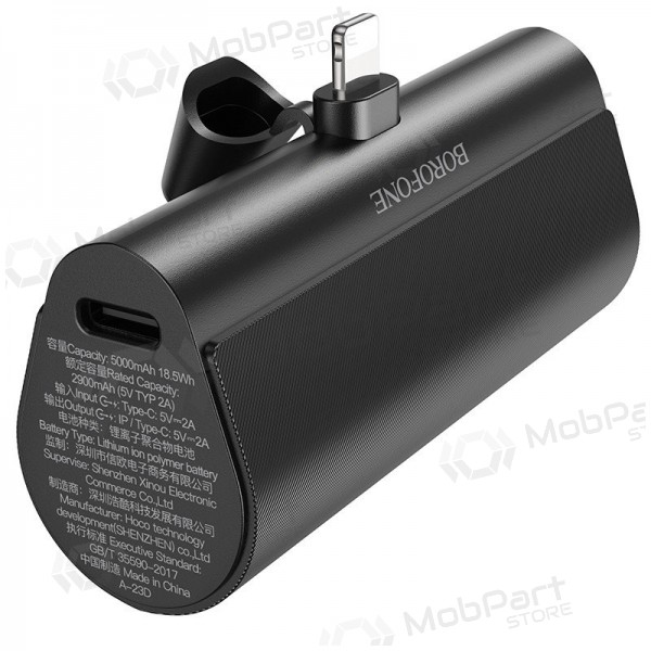 Powerbank Power Bank Borofone BJ35 Lightning 5000mAh svart