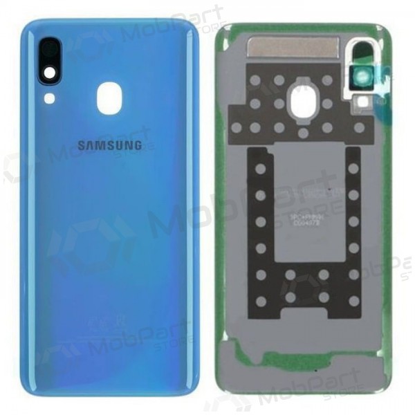 Samsung A405 Galaxy A40 2019 bakside (blå) (brukt grade B, original)