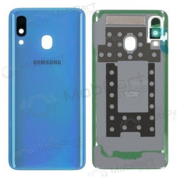 Samsung A405 Galaxy A40 2019 bakside (blå) (brukt grade B, original) Samsung A405 Galaxy A40 2019 bakside (blå) (brukt grade B, original)