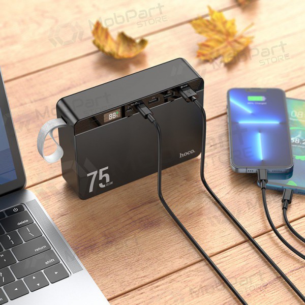 Powerbank Power Bank Hoco J94 Overlord 22.5W 75000mAh svart